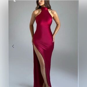 Babyboo ‘Etta’ Dress - High-Neck Sleeveless Maxi Dress size M